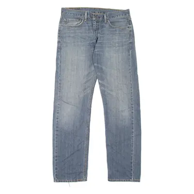 LEVI'S 505 Jeans Mens Blue Regular Straight Stone Wash W34 L34