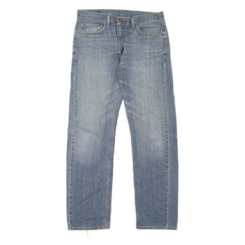 LEVI'S 505 Jeans Mens Blue Regular Straight Stone Wash W34 L34