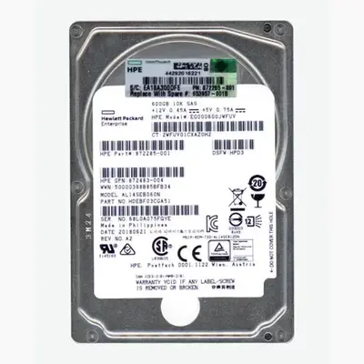 872285-001 HP 600GB 12Gb/s SAS 10000 2.5-inch Hard Drive