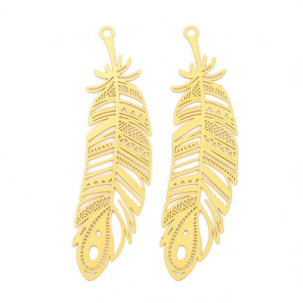 Brass Filigree Big Pendants