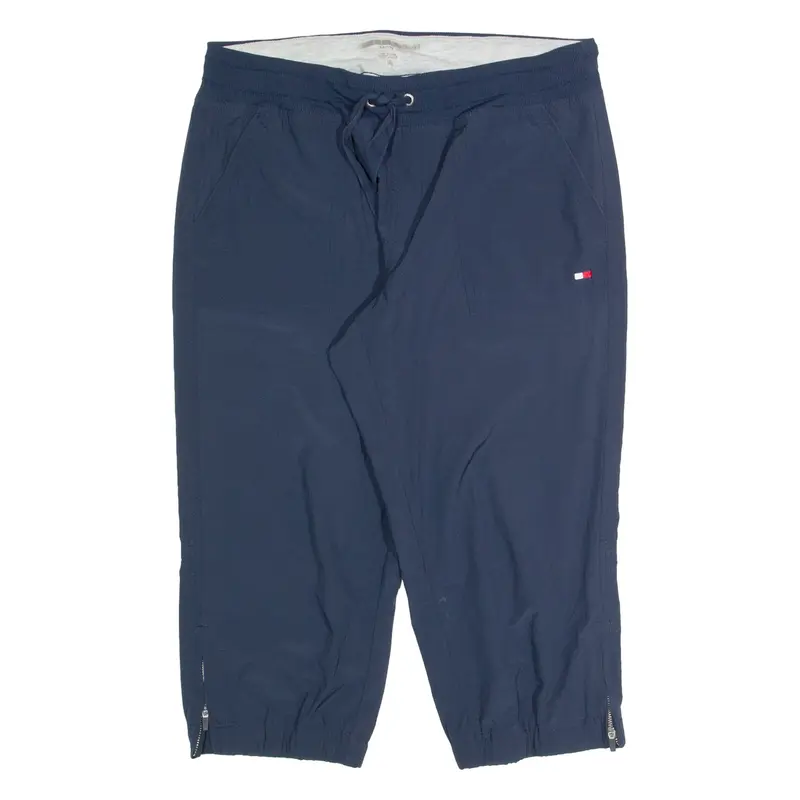 TOMMY HILFIGER 3/4 Length Womens Sports Shorts Blue Slim M W32