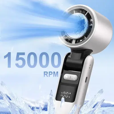 [NEW] Portable Air Conditioner Fan, Multifunctional Cooling USB Rechargeable Fan, Personal Evaporative Cooler for Bedroom, Of...