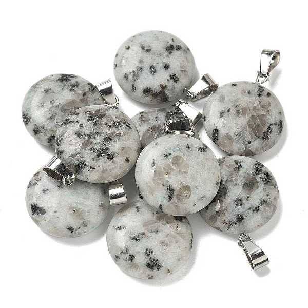 Natural Sesame Jasper Pendants