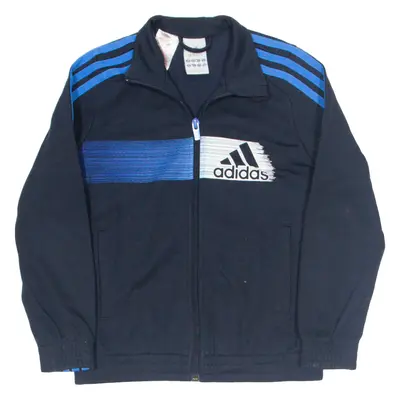 ADIDAS Track Jacket Black Boys 7-8Y