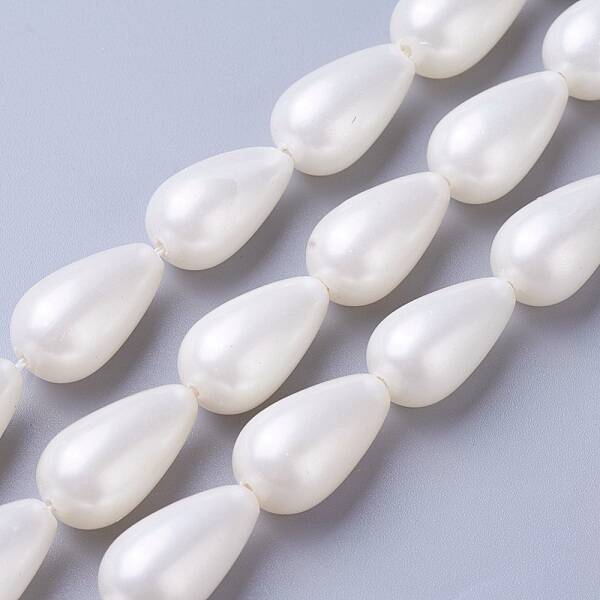Electroplate Shell Pearl Beads Strands