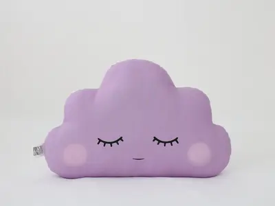 Purple Small Cloud Pillow