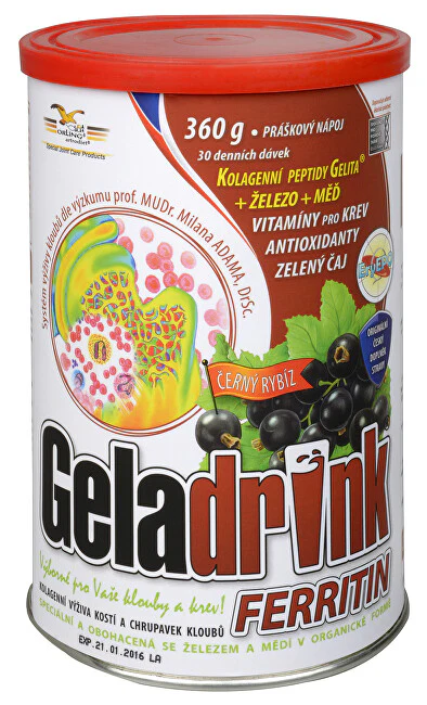Geladrink Bevanda Geladrink Ferritin Ribes Nero 360 G