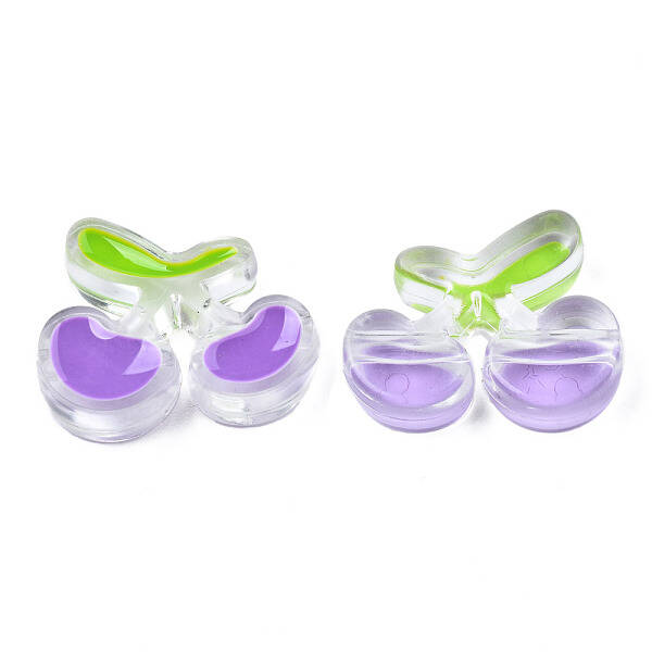 Transparent Acrylic Enamel Beads