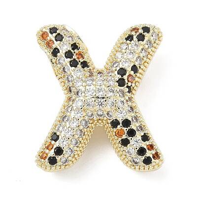 Brass Micro Pave Cubic Zirconia Pendants