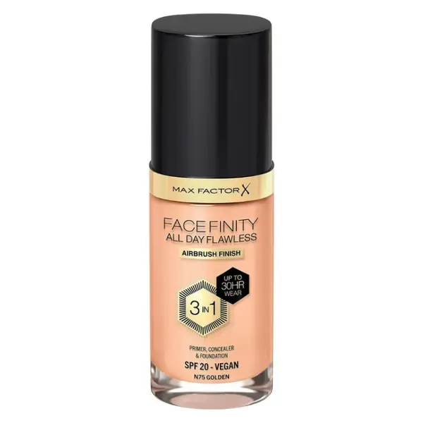 Max Factor Facefinity All Day Flawless long lasting foundation SPF 20 color 32 Light Beige 30 ml