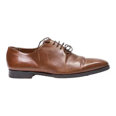 BEXLEY Oxford Shoes Brown Leather Mens UK 8.5