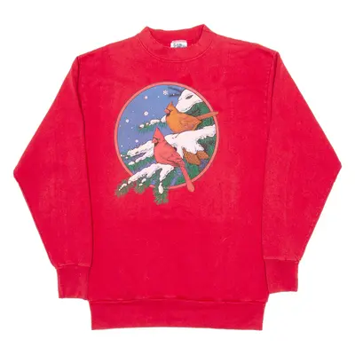 GO FOR THE OLD Christmas Womens Sweatshirt Red XL