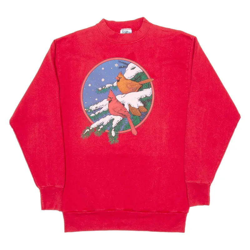 GO FOR THE OLD Christmas Womens Sweatshirt Red XL