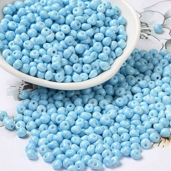 6/0 Opaque Baking Paint Glass Seed Beads