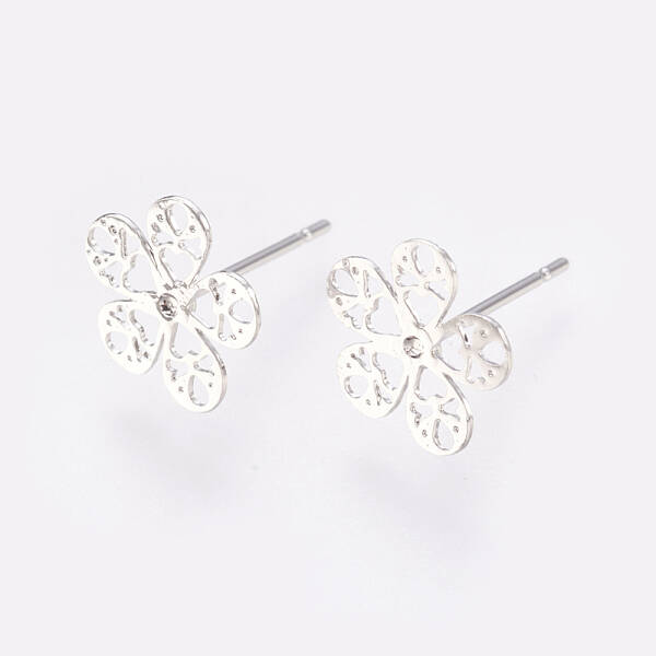 Brass Stud Earring Findings
