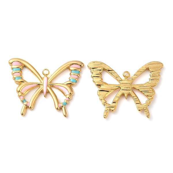304 Stainless Steel Enamel Pendants
