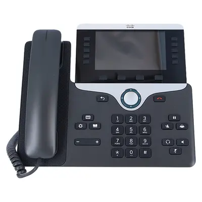CP-8851-NC-K9= Cisco 8800 Series 8851 2 x Ports PoE Class-3 1000Base-T 5 x Phone Lines Supported Wall-Mountable IP Phone