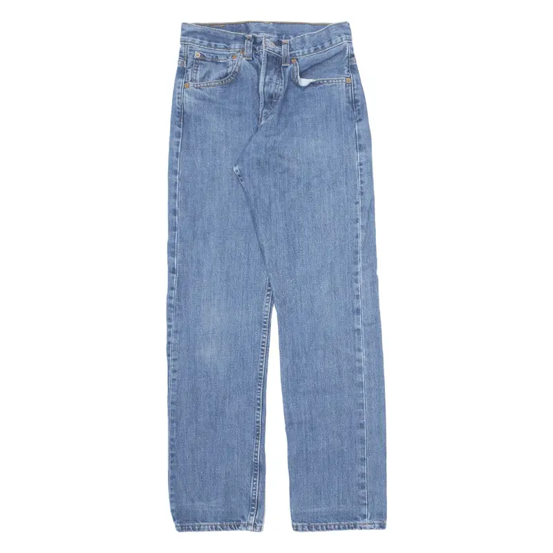 LEVI'S 535 04 Jeans Blue Denim Regular Straight Mens W25 L29