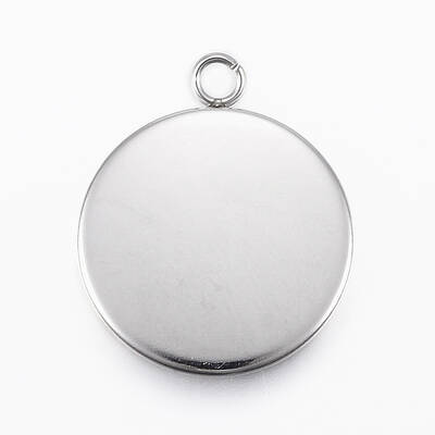 Non-Tarnish 304 Stainless Steel Pendant Cabochon Settings
