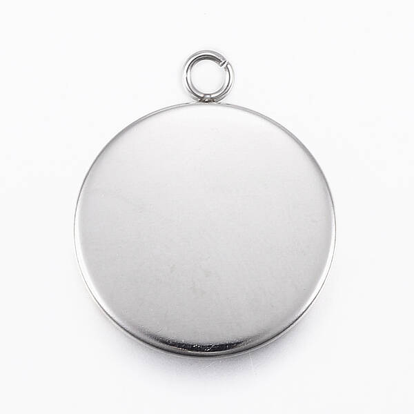 Non-Tarnish 304 Stainless Steel Pendant Cabochon Settings