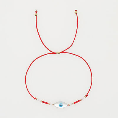 Natural Shell Evil Eye Bracelets