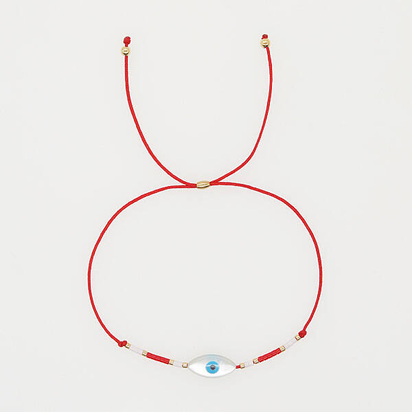 Natural Shell Evil Eye Bracelets