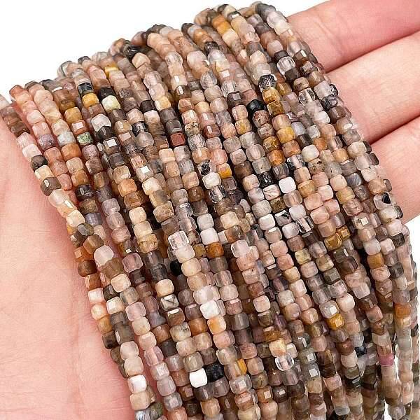 Natural Multi-Moonstone Beads Strands