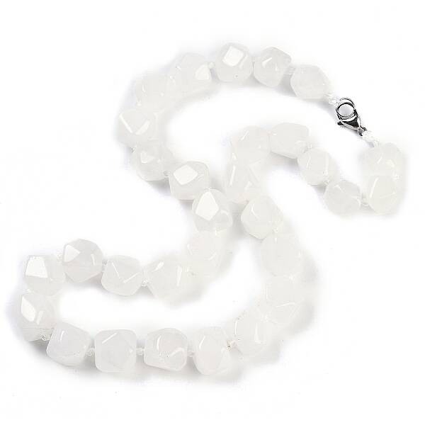 Natural Quartz Crystal Nuggets Beaded Necklaces for Women Men