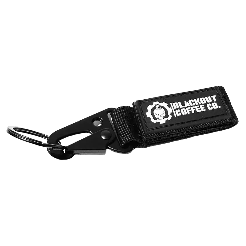 Blackout Coffee Keychain BLACK/BLACK