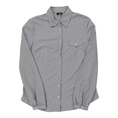 Armani Jeans Shirt - Small Grey Cotton | Size: small