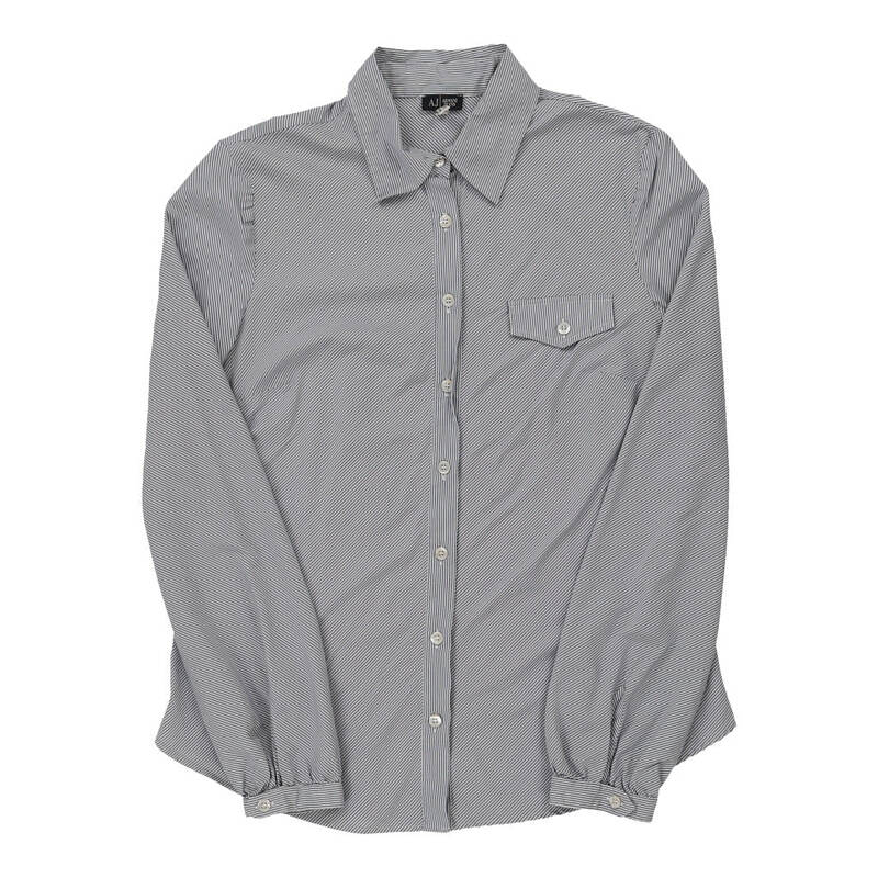 Armani Jeans Shirt - Small Grey Cotton | Size: small