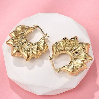 304 Stainless Steel Hoop Earrings