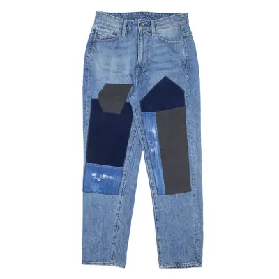 G-STAR RAW Patched Jeans Blue Denim Regular Mom Womens W26 L27