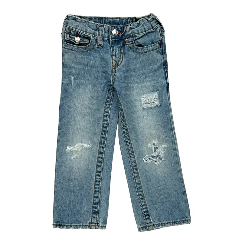 Age 4 True Religion Jeans - 3XS Light Wash Denim