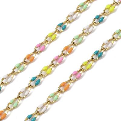 Ion Plating(IP) 304 Stainless Steel Enamel Link Chain