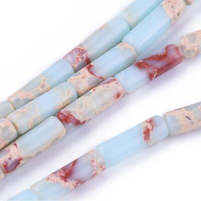 Synthetic Imperial Jasper Beads Strands
