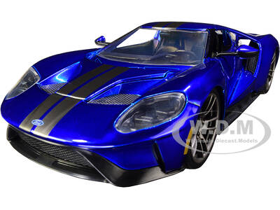 2017 Ford GT Candy Blue with Gray Stripes \