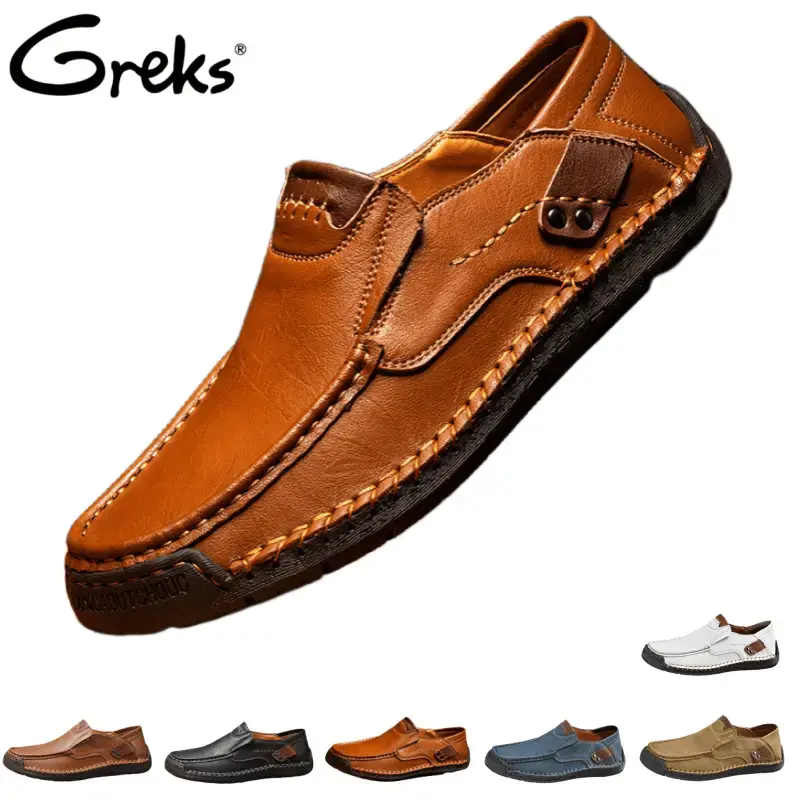 Greks Men's Casual Shoes Lightweight Comfortable Driving Walking Shoes Hey Guy's Shoes Soft Bottom Penny Loafers Moccasin Bre...