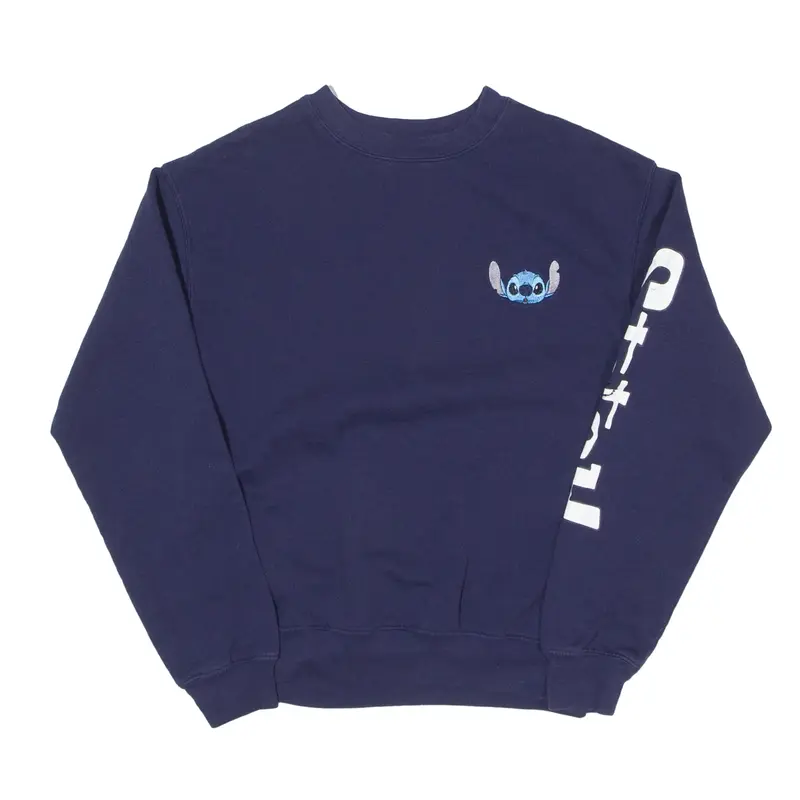 DISNEY Lilo & Stitch Sweatshirt Blue Mens S