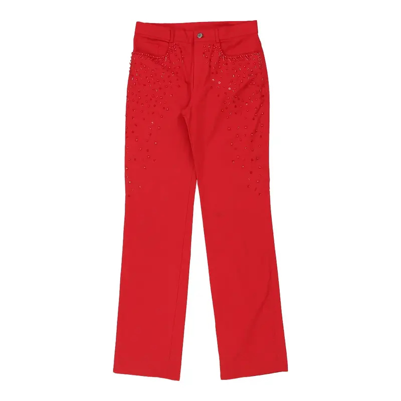 Roccobarocco Jeans - 30W UK 10 Red Cotton | Size: UK 10