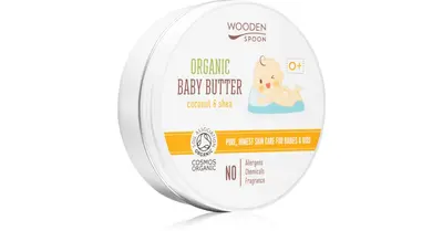 WoodenSpoon Organic Coconut & Shea Body Butter for Babies 100ml