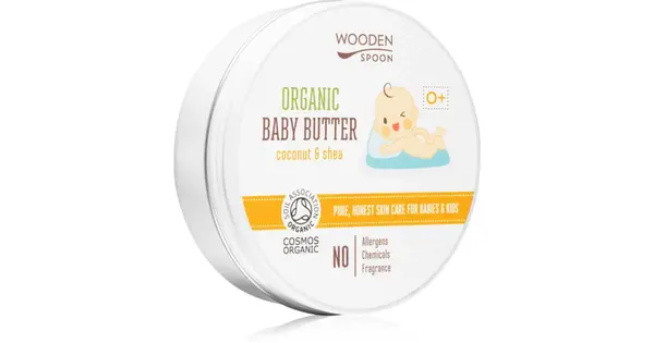 WoodenSpoon Organic Coconut & Shea Body Butter for Babies 100ml
