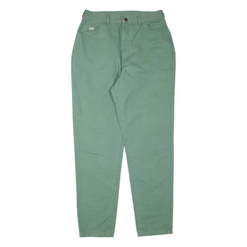 LEE Womens Trousers Green Regular Tapered W30 L31