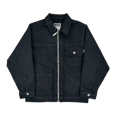Age 10 Versace Denim Jacket - Small Black Cotton Blend