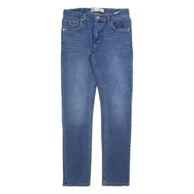 LEVI'S 512 Boys Jeans Blue Slim Tapered W28 L30