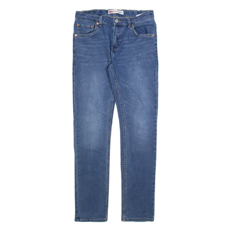 LEVI'S 512 Boys Jeans Blue Slim Tapered W28 L30