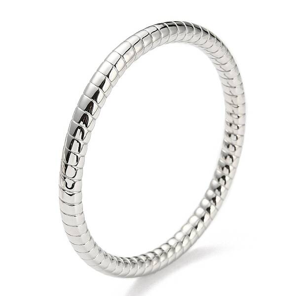 Non-Tarnish 304 Stainless Steel Grooved Bangles