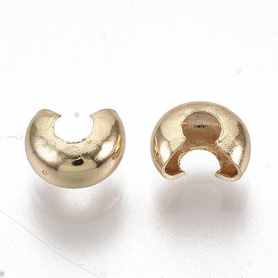 Brass Crimp Beads Covers