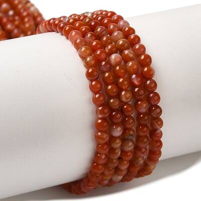 Natural South Red Agate Beads Strands