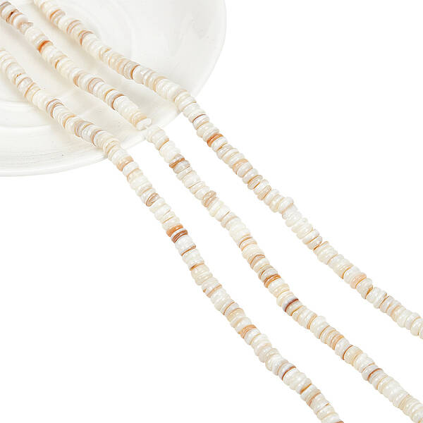 3 Strands Natural Shell Beads Strands